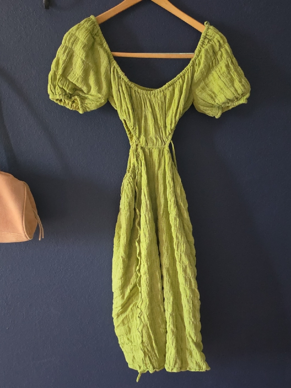 Et Clet Cut Out Midi Dress